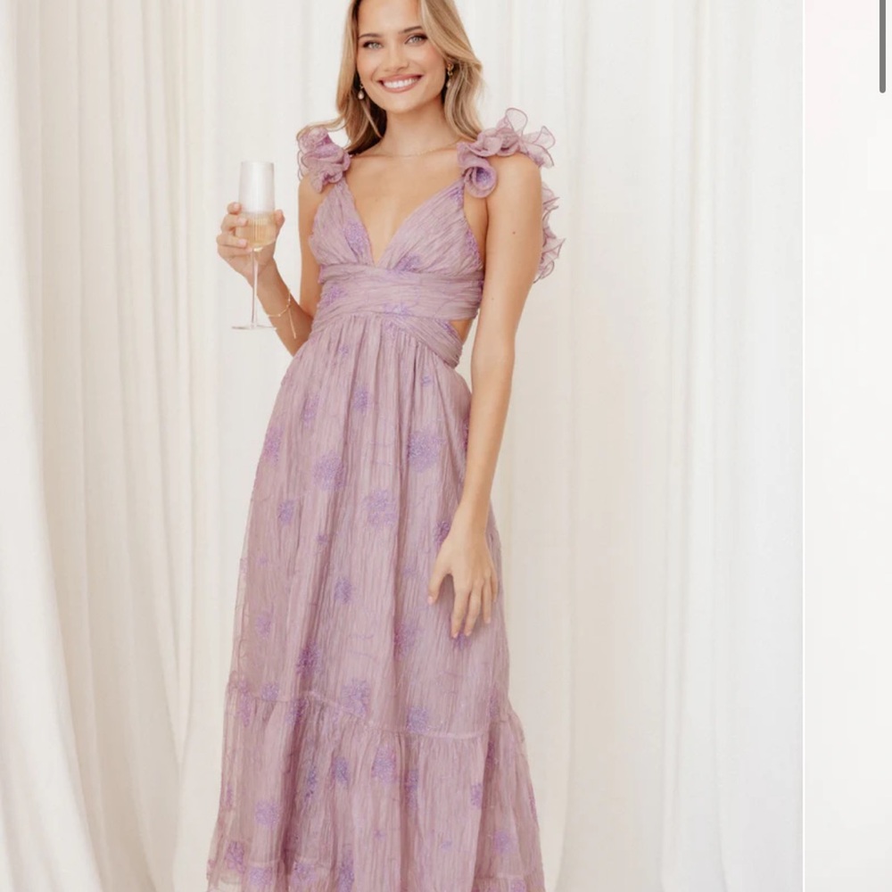Elegant Lavender Dress- Petal & Pup